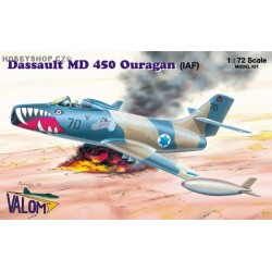 Dassault MD 450 Ouragan Israel - 1/72 kit