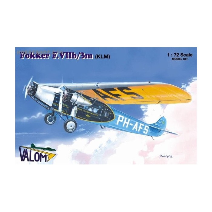 Fokker F.VIIb/3m KLM - 1/72 kit