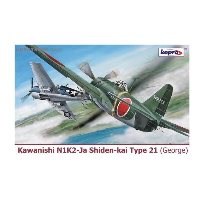 Kawanishi N1K2-Ja Shiden-kai Type 21 - 1/72 kit