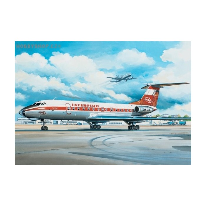 Tupolev Tu-134A Interflug - 1/144 kit