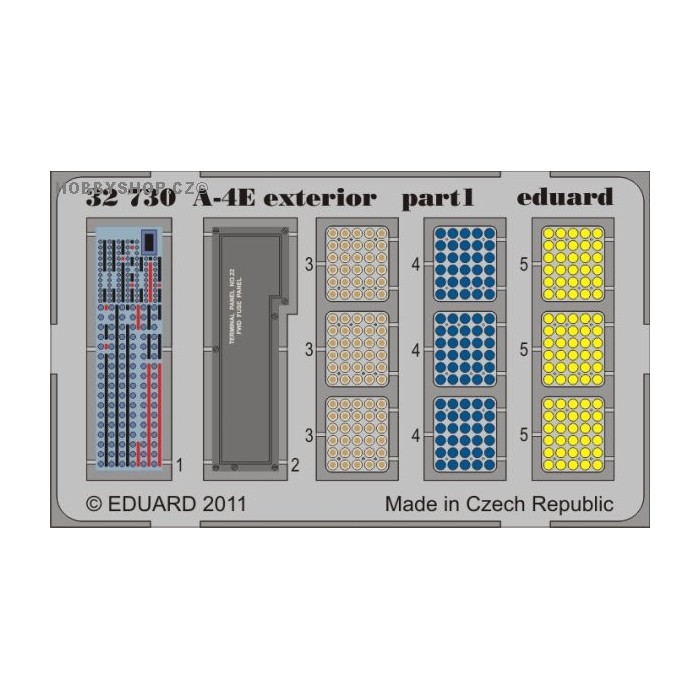 A-4E exterior - 1/32 Painted PE set