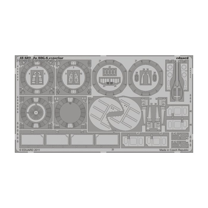 Ju 88G-6 exterior - 1/48 PE set