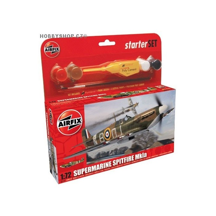 Spitfire Mk.Ia Starter Set - 1/72 kit