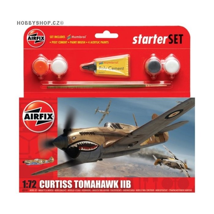 Curtiss Tomahawk IIB Starter Set - 1/72 kit