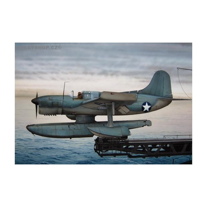 Curtiss SO3C Seamew floats - 1/72 kit