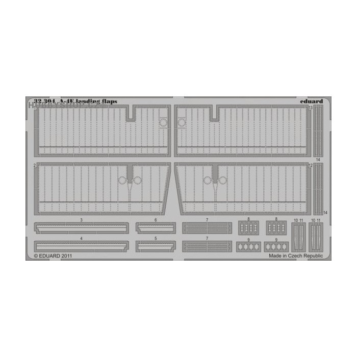 A-4E landing flaps - 1/32 PE set