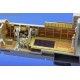 P-61A front interior S.A. - 1/48 Painted PE set
