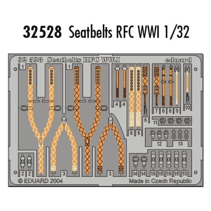 Seatbelts RFC WWI – Painted set