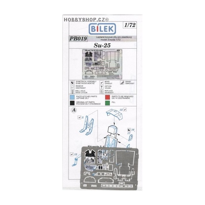 Su-25 - 1/72 PE set