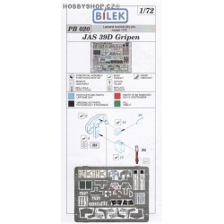 JAS-39D Gripen - 1/72 PE set
