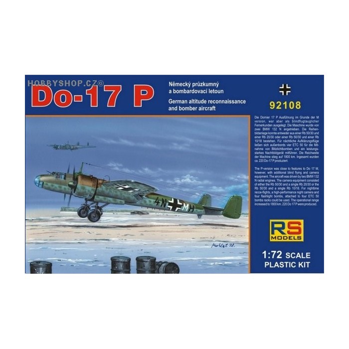 Dornier Do 17P - 1/72 kit