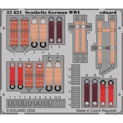 Seatbelts German WWI - Painted - 1/32 PE set