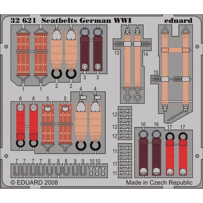 Seatbelts German WWI – Painted set