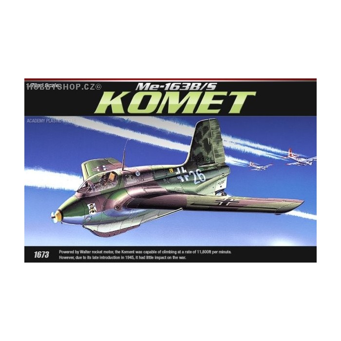 Me 163B/S Komet with tow tractor - 1/72 kit