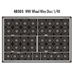 WWI Wheel Wire Discs - 1/48 lept