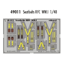 Seatbelts RFC WWI - Painted - 1/48 PE set