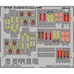 Seatbelts German WWI - Painted - 1/48 PE set