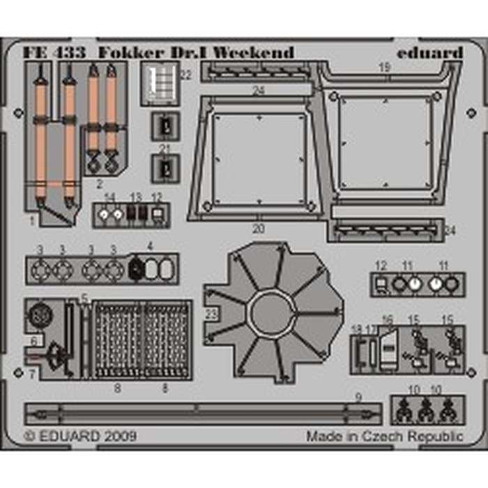 Fokker Dr.I  Weekend – Painted set