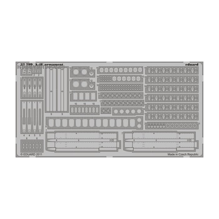 A-4E armament - 1/32 PE set