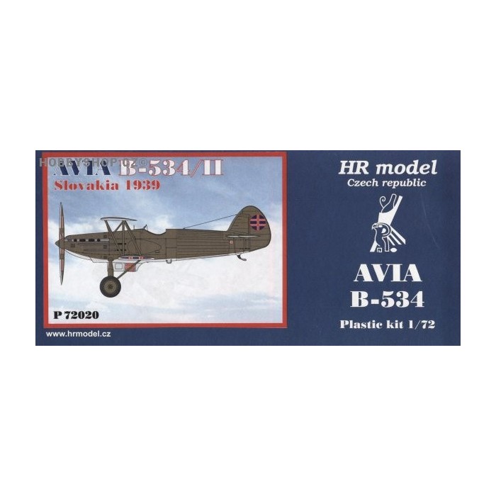 Avia B-534/II Slovakia 1939 - 1/72 kit
