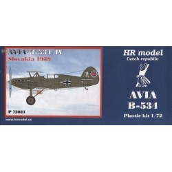 Avia B-534/IV Slovakia 1939 - 1/72 kit