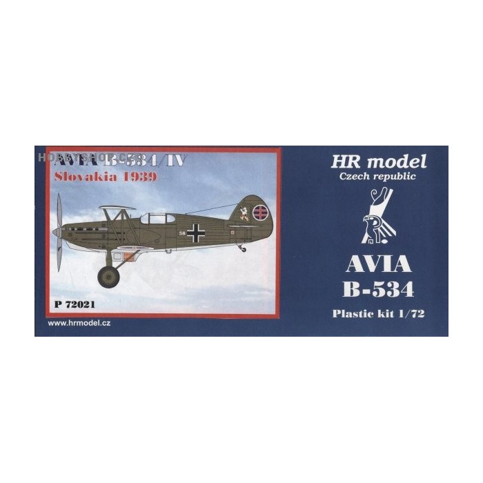 Avia B-534/IV Slovakia 1939 - 1/72 kit