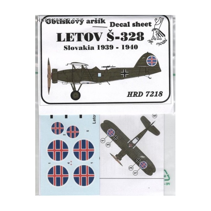 Letov S-328 Slovakia 1939-40 - 1/72 decal