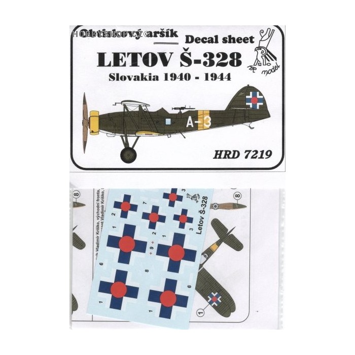 Letov S-328 Slovakia 1940-44 - 1/72 decal