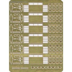 Airport luggage carts - 1/144 PE set