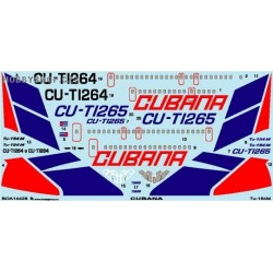 Tu-154M Cubana - 1/144 decal