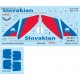 Boeing 737-500 Slovakian Airlines - 1/144 decal