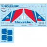 Boeing 737-500 Slovakian Airlines - 1/144 decal