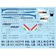 Tupolev Tu-134A Malev - 1/144 decal