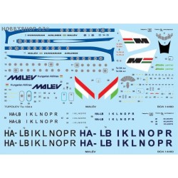 Tupolev Tu-134A Malev - 1/144 decal