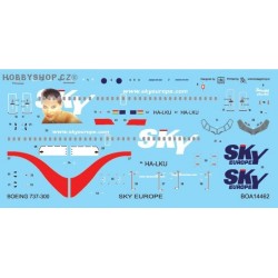 Boeing 737-300 Sky Europe/Muriel - 1/144 decal