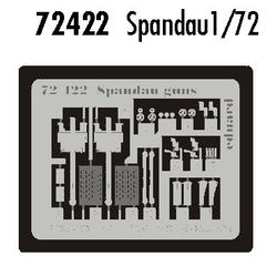 Spandau Guns WWI - 1/72 PE set