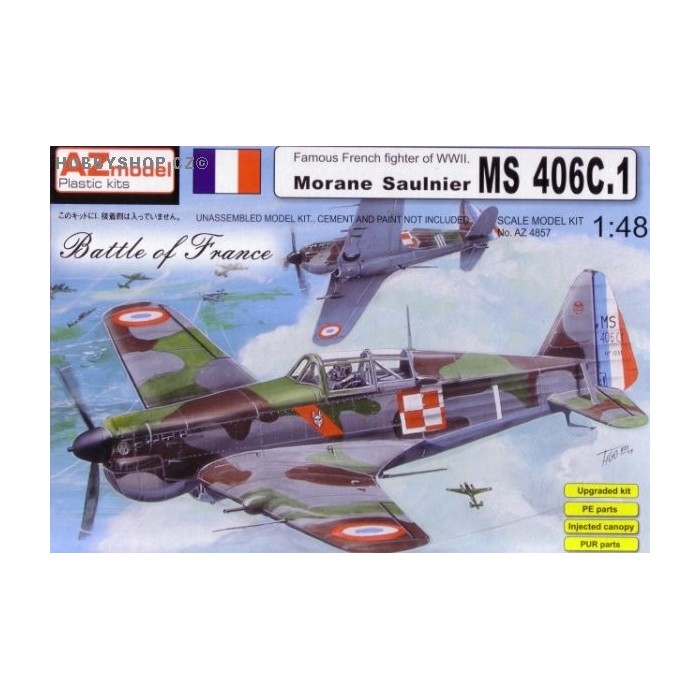 Morane Saulnier MS-406C.1 Battle of France - 1/48 kit
