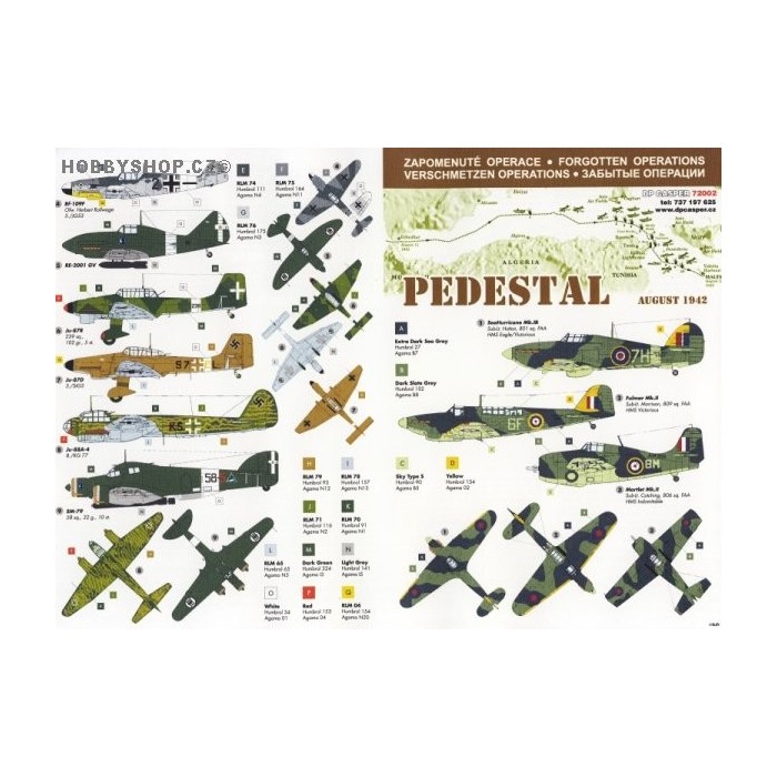 Operation Pedestal - 1/72 decal