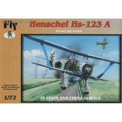 Henschel Hs 123A in Spain and China - 1/72 kit