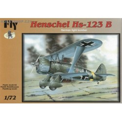 Henschel Hs 123B German light bomber - 1/72 kit