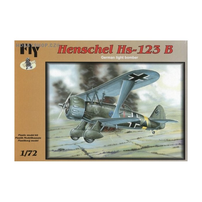 Henschel Hs 123B German light bomber - 1/72 kit