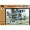 Henschel Hs 123B German light bomber - 1/72 kit