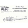 H.P. Hampden Conversion & Weapons Set - 1/72 conversion set