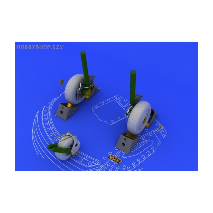 Su-27 wheels - 1/48 update set