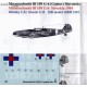 Messerschmitt Bf 109G-6 Slovak A.F. - 1/32 decal