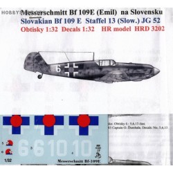 Messerschmitt Bf 109E Slovak A.F. - 1/32 decal