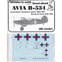 Avia B-534 Slovakia - 1/72 decal