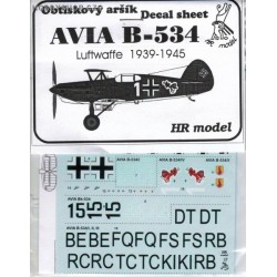 Avia B-534 Luftwaffe - 1/72 decal