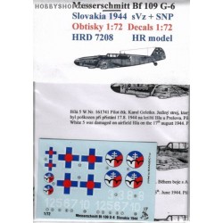 Messerschmitt Bf 109G-6 Slovak A.F. - 1/72 decal