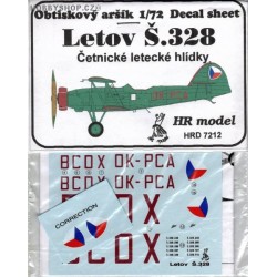 Letov S-328 CLH - 1/72 decal